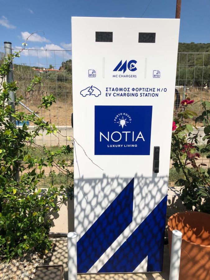 Notia Luxury Living Aparthotel Porto Koufo Exterior photo